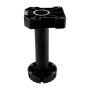 SOTECH 4er Set Möbelfüße Schwarz mit Sockelhöhe 185 mm