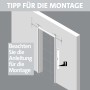 Montagehinweis für Skyscope Portal Drehtür-Set Slimwork: Anleitung beachten!