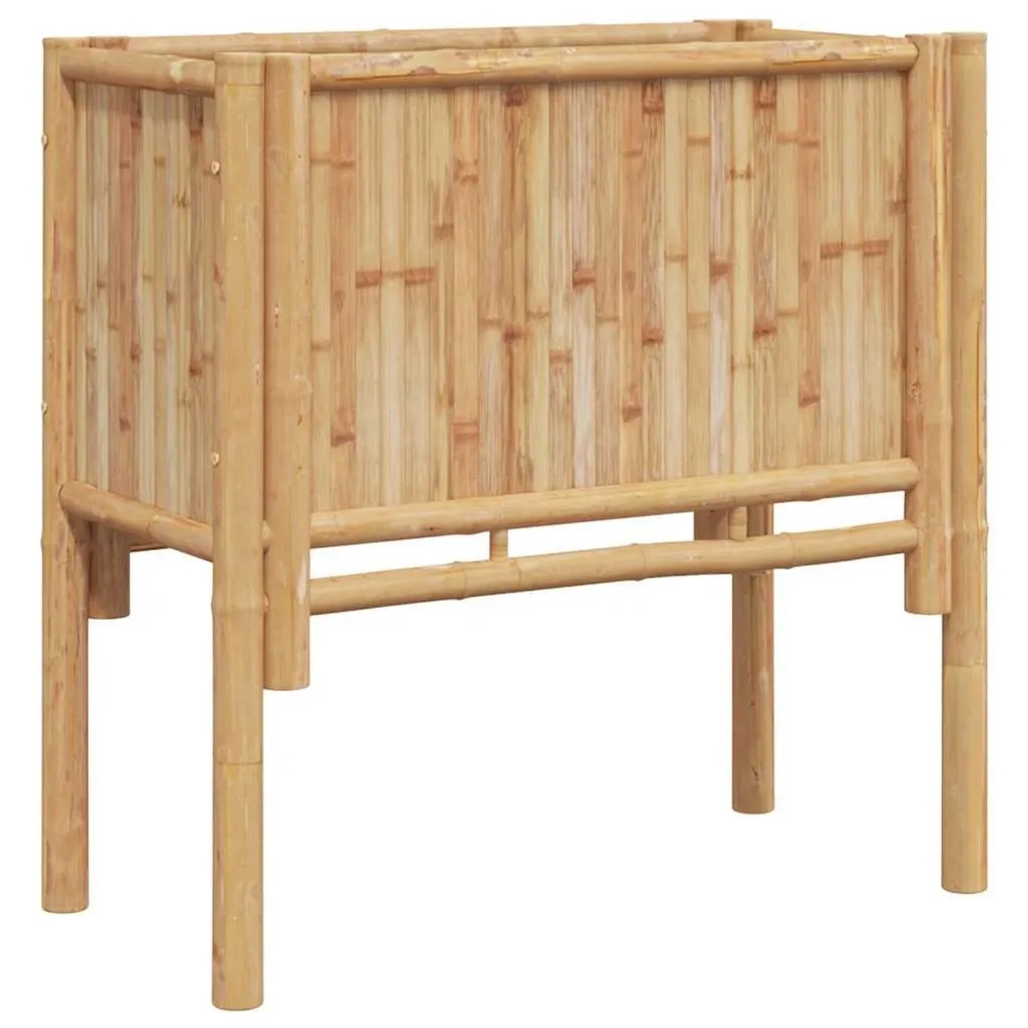 vidaXL Hochbeet Braun 70 x 35 x 70 cm Bambus 4106589