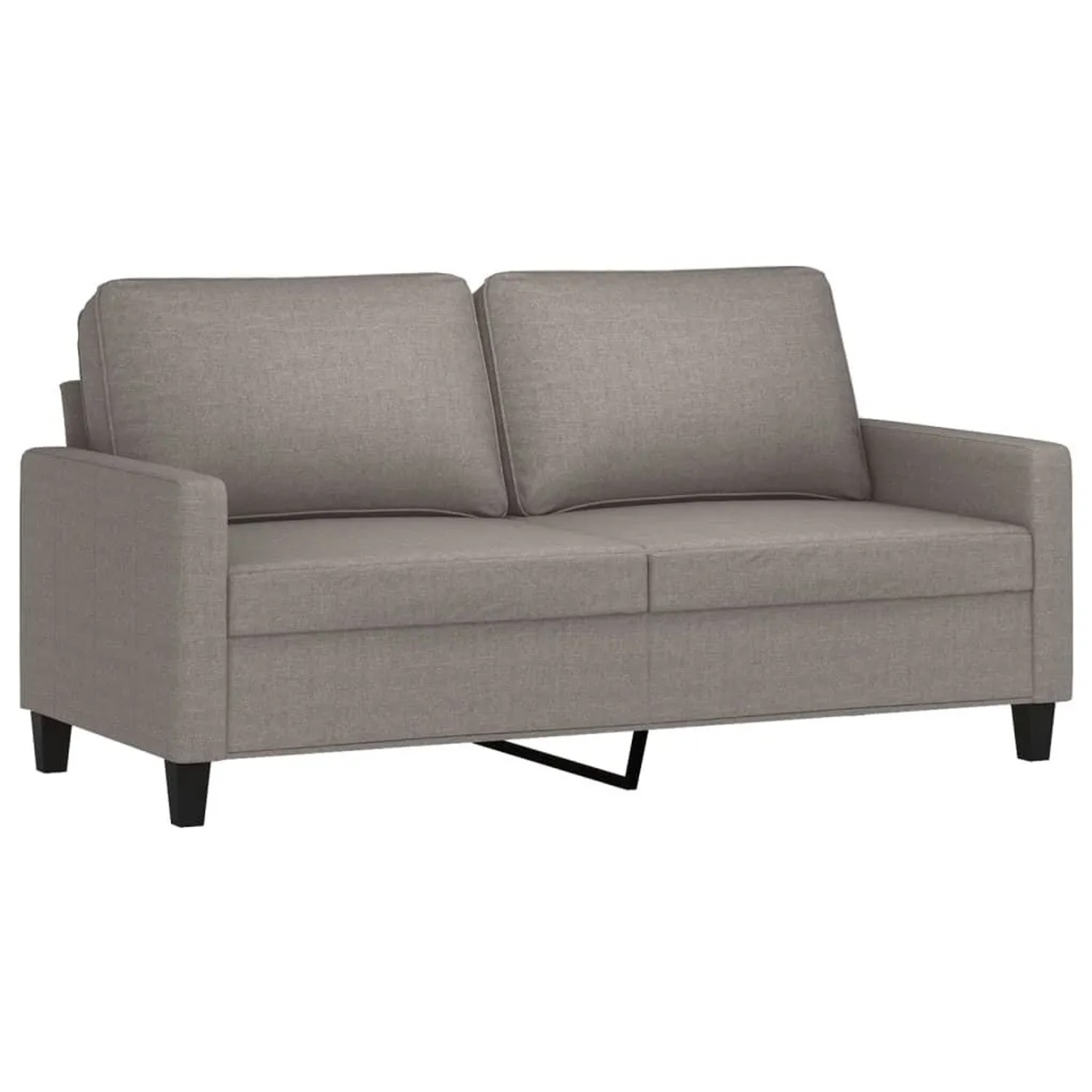 vidaXL 2-Sitzer-Sofa Taupe 140 cm Stoff 359170 günstig online kaufen