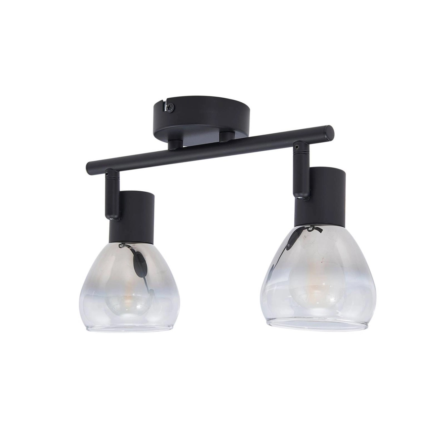 Lindby Deckenlampe Pendura 10031153 Modern in Alu aus Glas 2-flammig E14 Wo günstig online kaufen