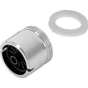 Verchromte Mischdüse M18 für Niederdruck Küchenarmatur KI-5150 N mit Dichtungsring.