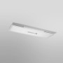Weiße Ledvance Smart+ WiFi Panelleuchte Planon Plus (100x30 cm) an der Decke.