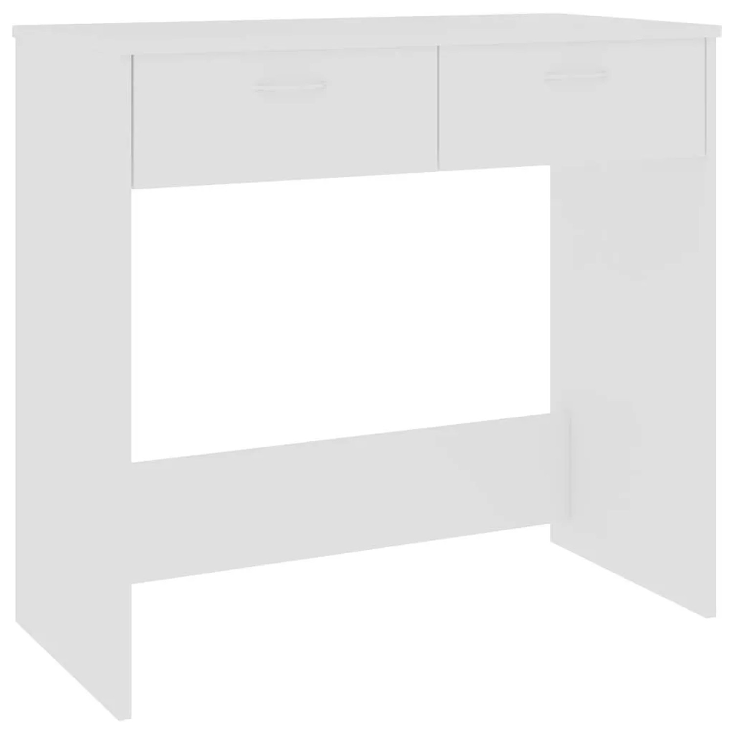 vidaXL Schreibtisch Weiß 80x40x75 cm Holzwerkstoff 801355 günstig online kaufen