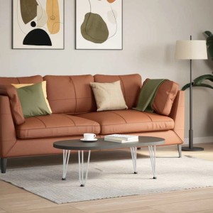 vidaXL Haarnadelbeine für Couchtisch 4 Stk Weiß 30 cm Massivstahl 4012437