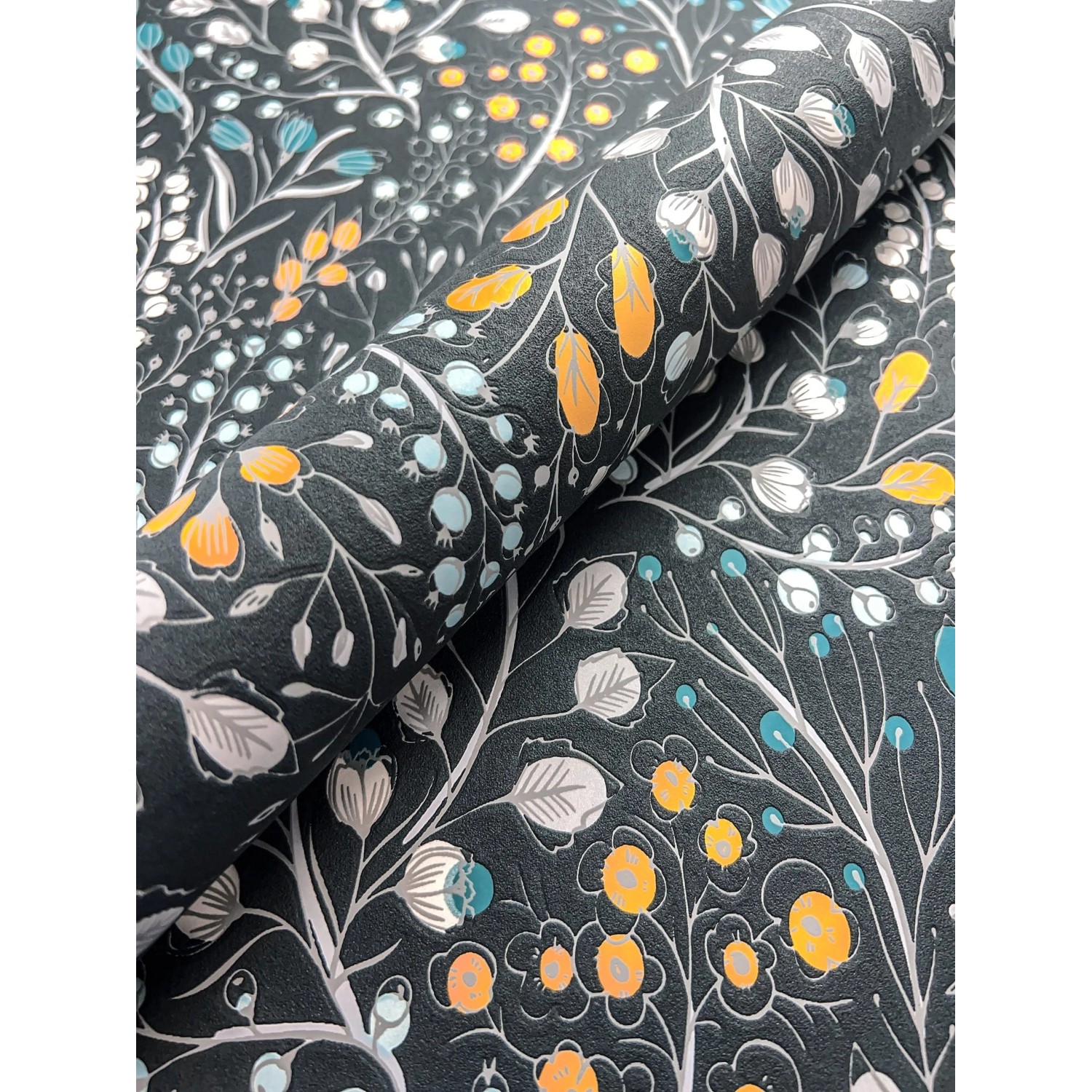 Newroom Vliestapete Zola Black Blätter Floral FSC® günstig online kaufen