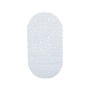 Relaxdays Badewannenmatte PVC Weiß Steinoptik Rutschfest 68 cm x 36 cm x 0,5 cm 0,49 kg