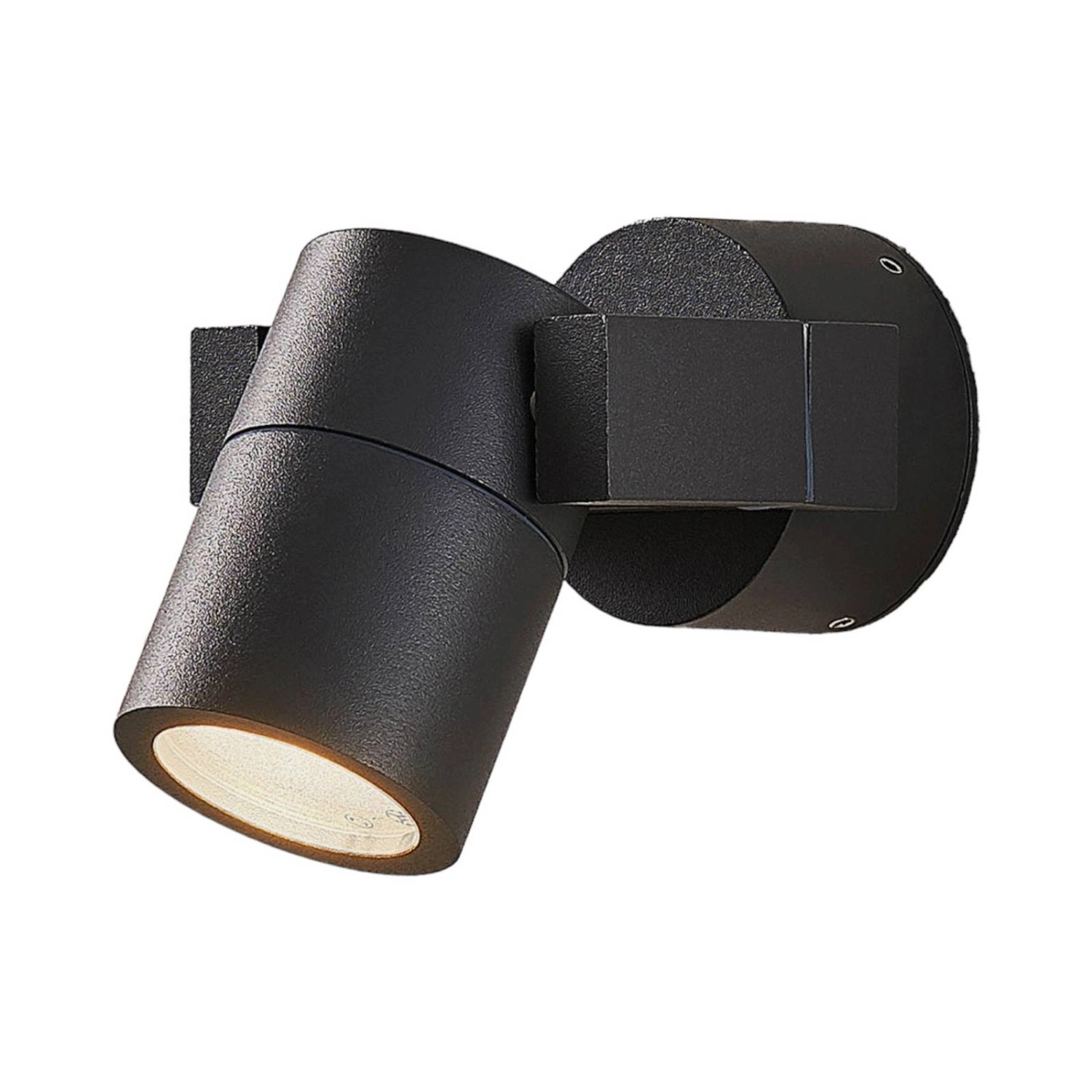 Lucande Außenleuchte Kavuna 9969117 Spritzwassergeschützt Modern in Schwarz aus Aluminium 1-flammig GU10