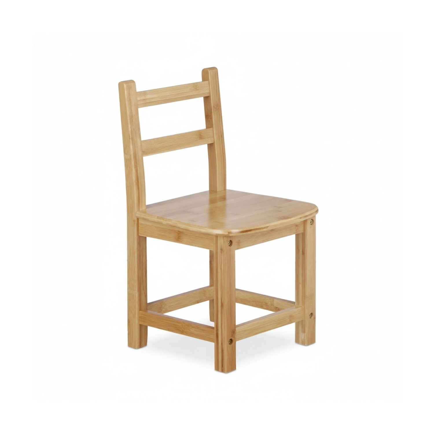 Relaxdays Kinderstuhl Bambus Natur Lackiert 50 x 28,5 x 28 cm 1,9 kg