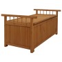Proregal Aufbewahrungstruhe HxBxT 53x108x60cm Tanne Holz Natur Gartentruhe Auflagenbox Truhe_7