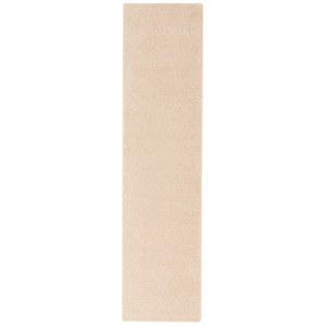 Beiger Langflor Teppichläufer Cottage, 80x320cm, geeignet für Fußbodenheizung.
