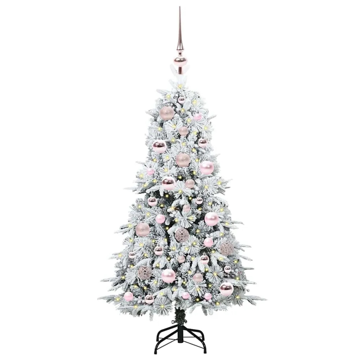 vidaXL Künstlicher Klappbarer Weihnachtsbaum Grün 120 cm PE und PVC 3397460