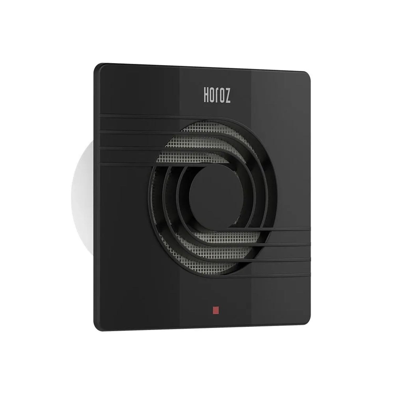 HOROZ Badlüfter 150 mm 20 W 150 m³/h 47 dB Schwarz Mit Filter Wandventilator Badventilator HELIX