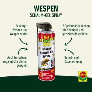 Compo Wespen Schaum-Gel Spray 500 ml