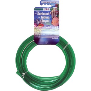 Grüner JBL Aquarienschlauch 16/22, 2,5 m für Aquarienbedarf.