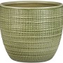 Scheurich Übertopf 866, Ø 22 cm, Menta, aus Keramik mit Textur.