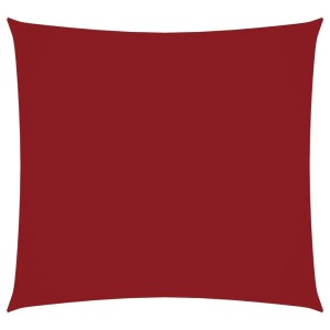 Rotes, quadratisches vidaXL Sonnensegel aus Oxford-Gewebe, 2x2 m, wasserfest. Ideal als Sonnenschutz für Garten und Terrasse.