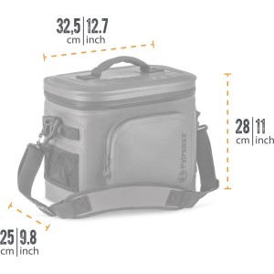 Petromax Kühltasche, 8 l, sandfarben. Ideal für Camping & Outdoor, hält bis zu 4 Tage kühl.