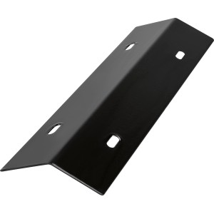 Schwarze Jamestown Flammenabdeckung für Kombigrill Dean aus Metall mit Löchern.