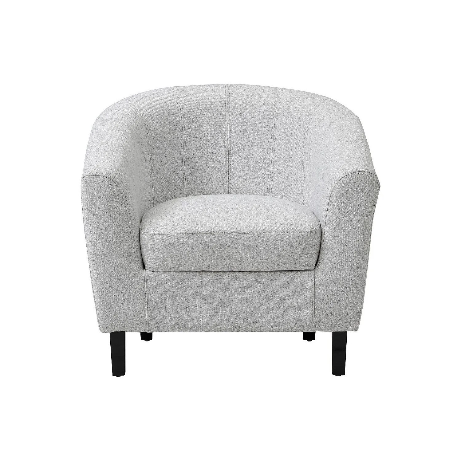 Vente-unique Sessel Mit Gerader Rückenlehne Cristobal Hellgrau 78 cm