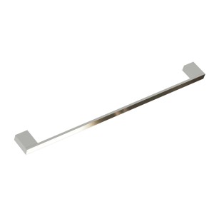 Kalb Lenn Badetuchhalter, 80cm, Chrom, Aluminium, extra lang für Wandmontage.