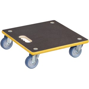 Wagner Transporthilfe 1340 mit 300 kg Tragkraft, Holz, 38x38cm, mit Rollen und Tragegriff.
