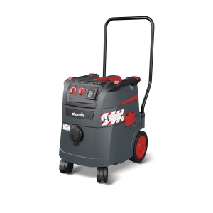 Starmix iPulse M-1635 Safe Plus Sicherheits-Sauger für Nass- und Trockenbetrieb mit Fahrbügel und Rädern.