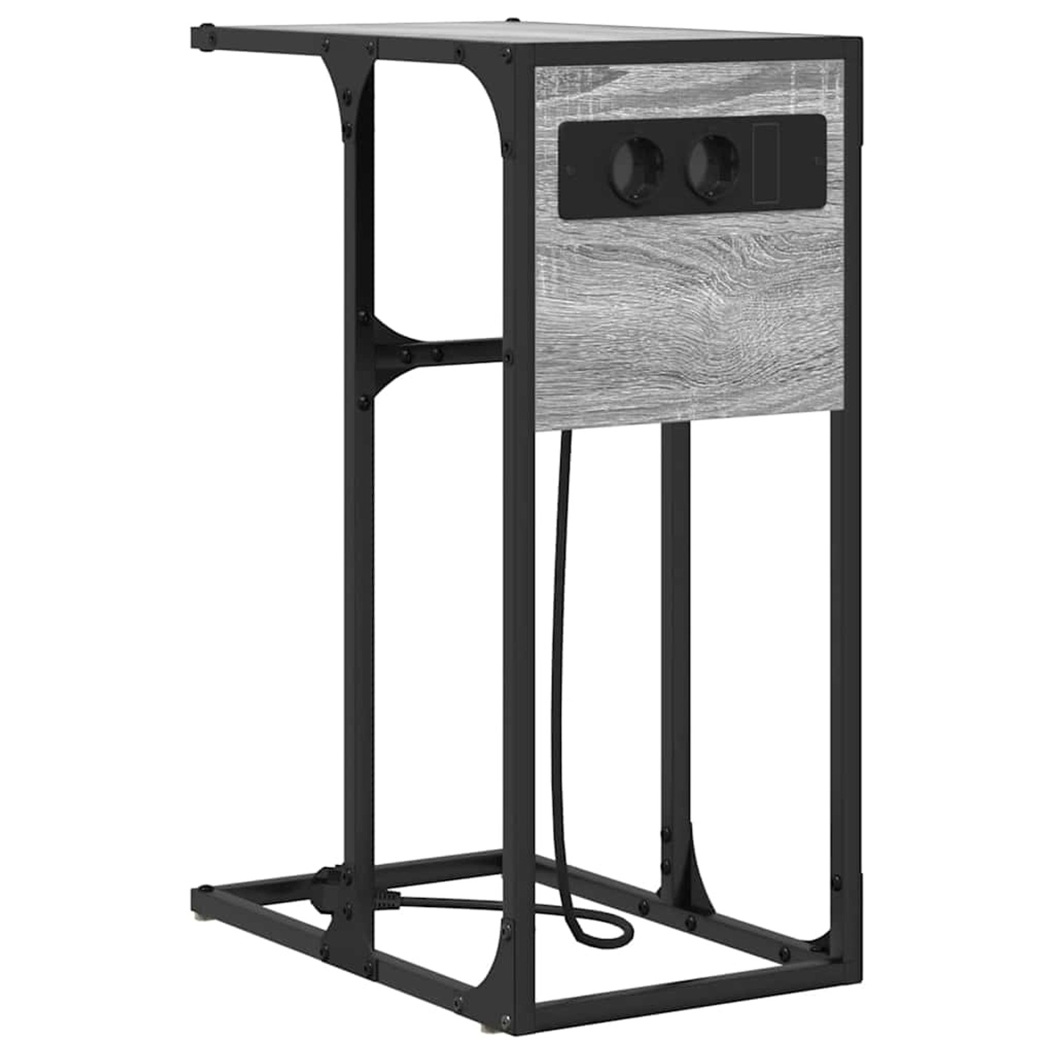 vidaXL Nachttisch Grau Sonoma Holzwerkstoff 859603 günstig online kaufen