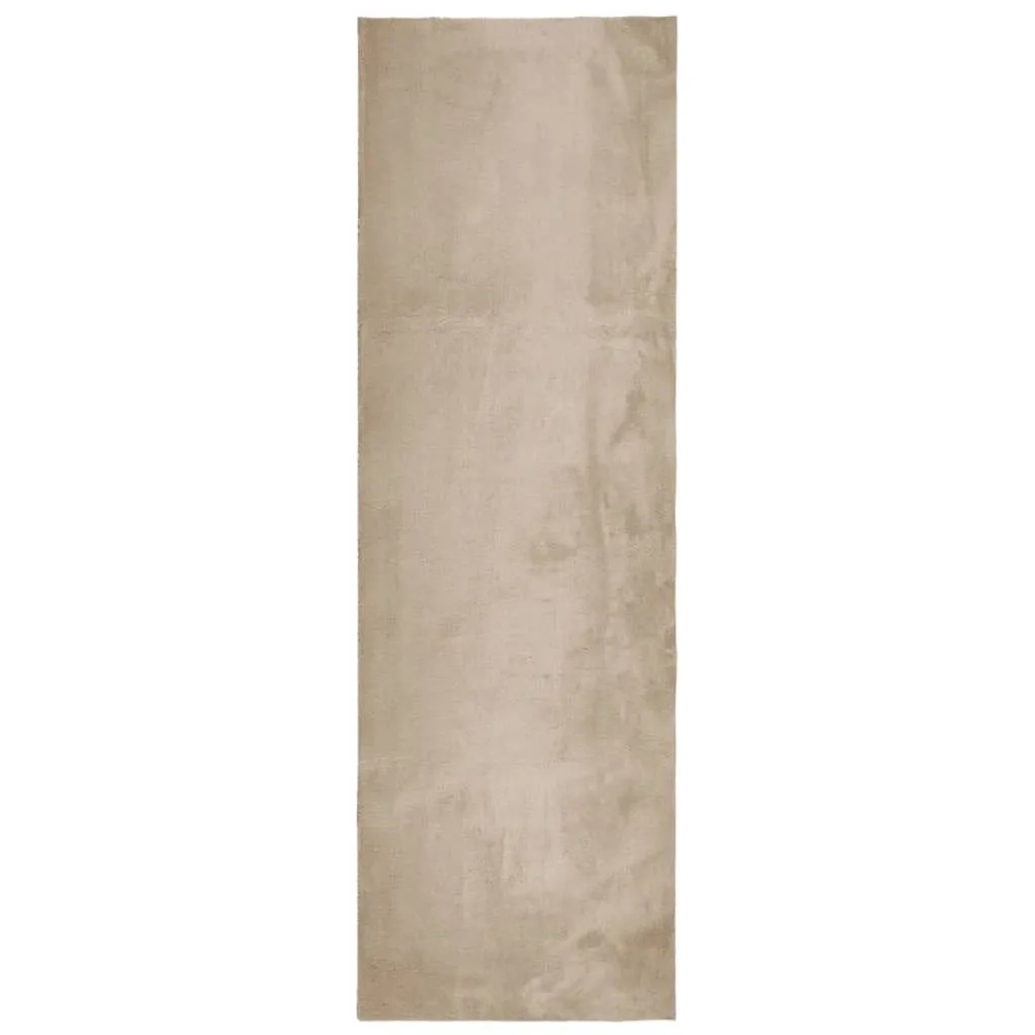 vidaXL Teppich HUARTE Kurzflor Weich und Waschbar Sandfarben 80x250 cm 3750 günstig online kaufen