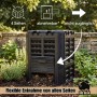 BigDean Komposter 360 Liter Gartenkomposter Thermokomposter Schnellkomposter Mit Entnahmeklappe_5