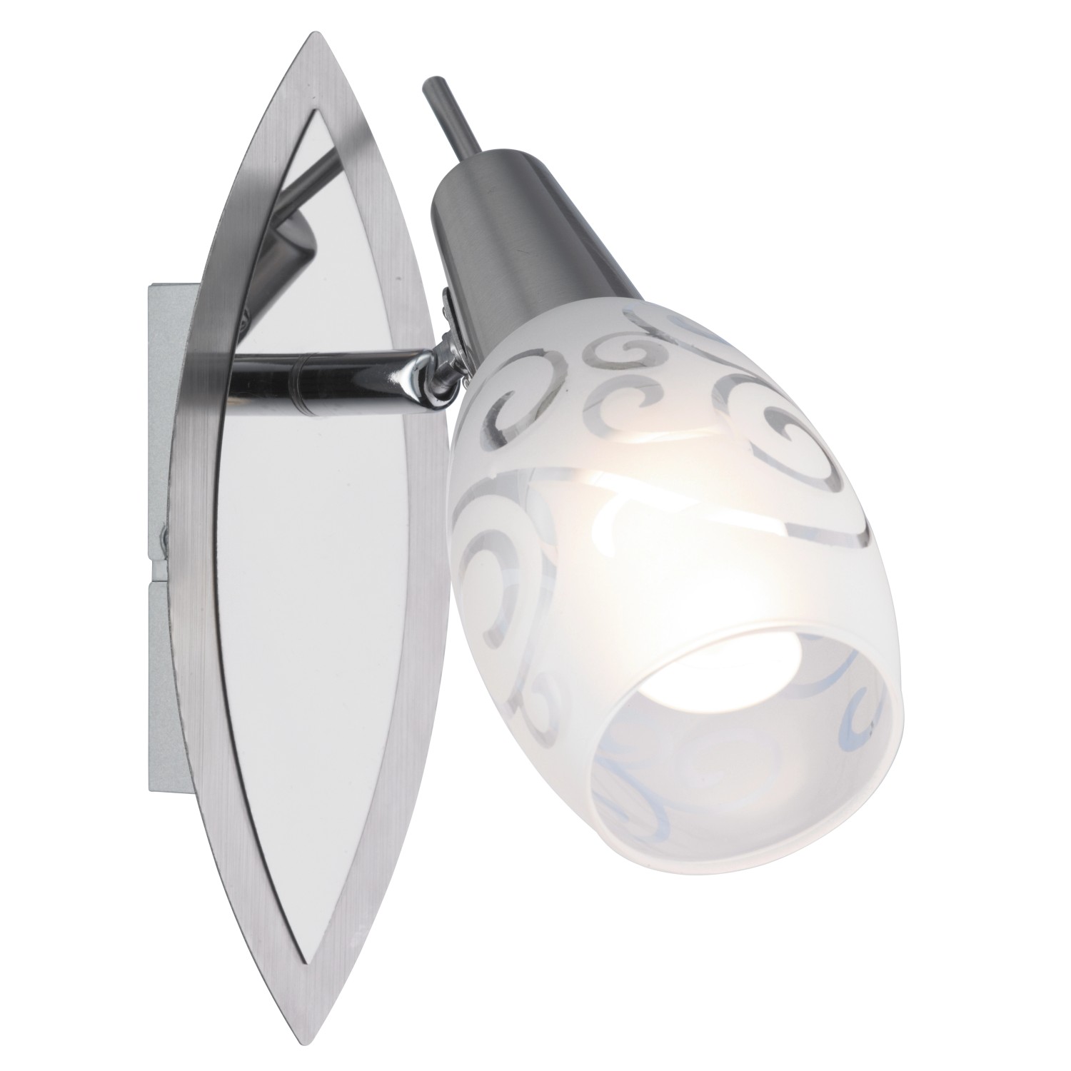 LED Spot Milazzo 1er Nickel inkl. E14 Leuchtmittel