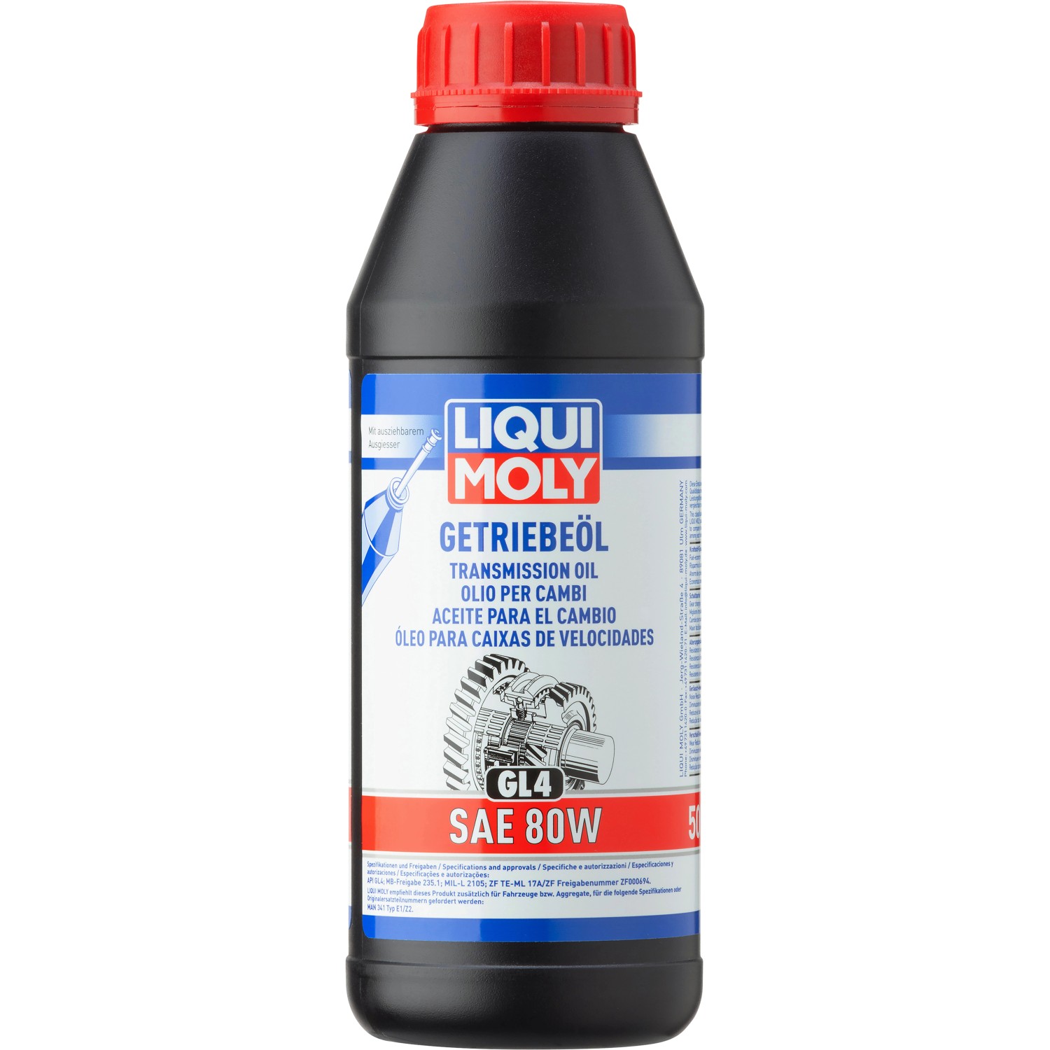 Liqui Moly Getriebeöl (GL 4) SAE 80W 500 ml