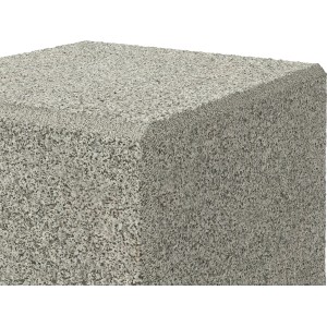 Naturstein-Palisade in Anthrazit-Grau, 75x10x10 cm, für Garten- und Wegebegrenzungen.