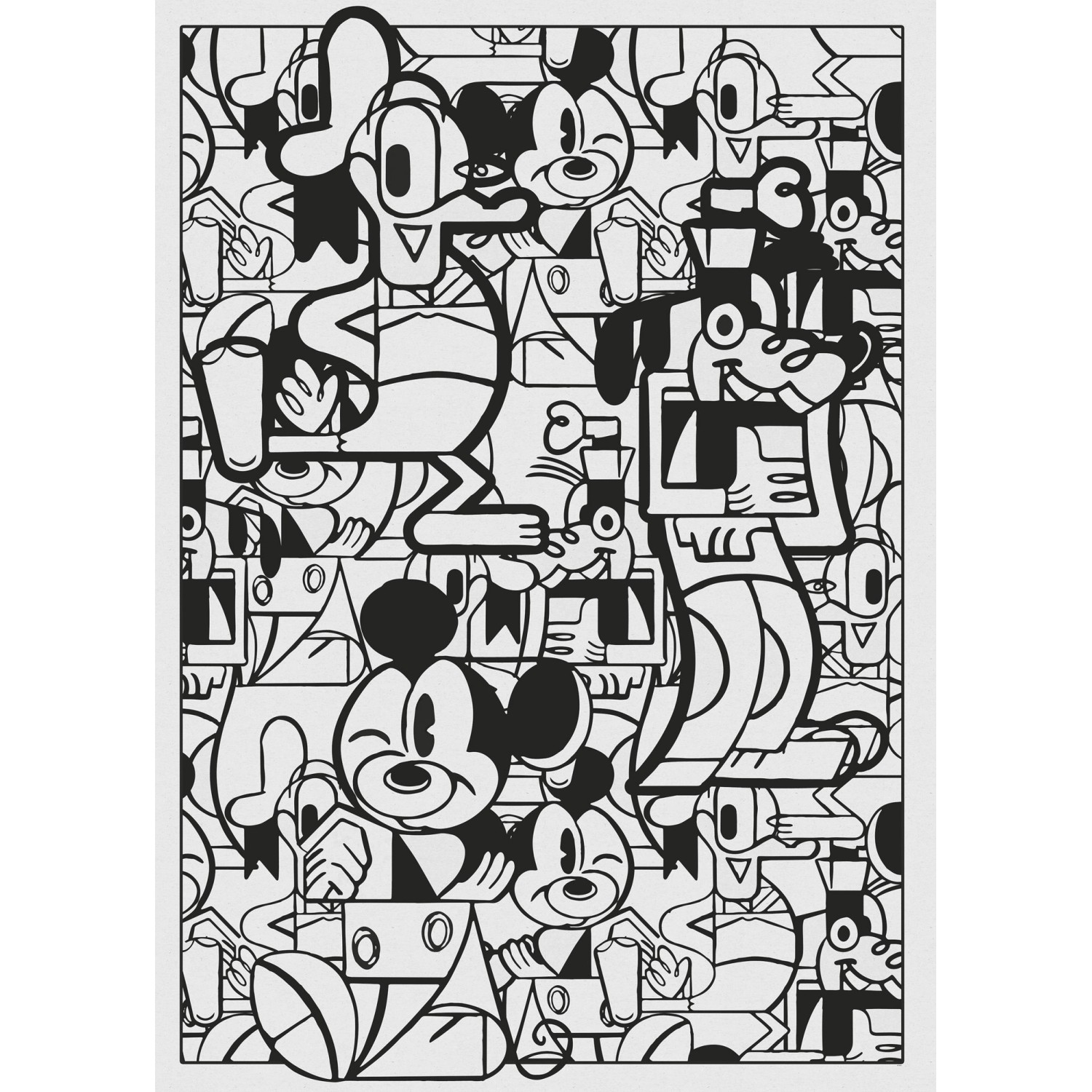 Komar Vliestapete »Mickey Constructive«, 200x280 cm (Breite x Höhe) günstig online kaufen