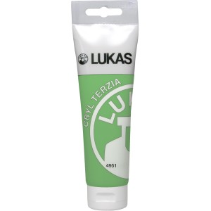 Tube Lukas Cryl Terzia Acrylfarbe, Chromgrün hell (imit.), 125ml.