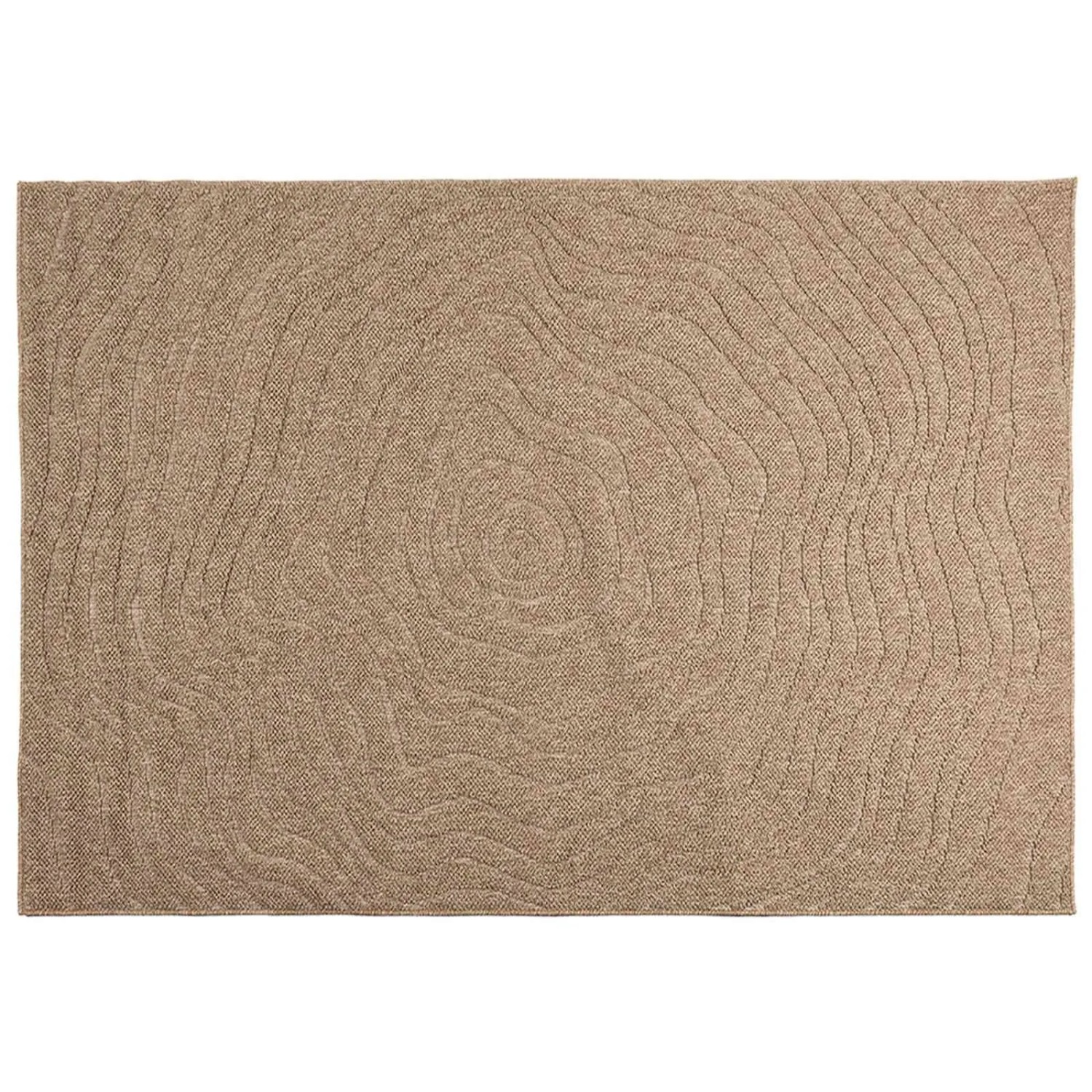 vidaXL Bereichsteppiche Moiré AGIRA Natur 230 x 160 cm Polyester 42022538