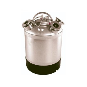 Ich-Zapfe Reinigungsbehälter Edelstahl 9 Liter Für 1 Fitting Austauschbar Ohne Fittinge