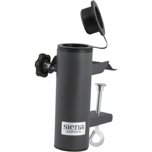 Siena Garden Balkonschirmklammer Avio, anthrazit, für Schirmstöcke Ø 32-48 mm.