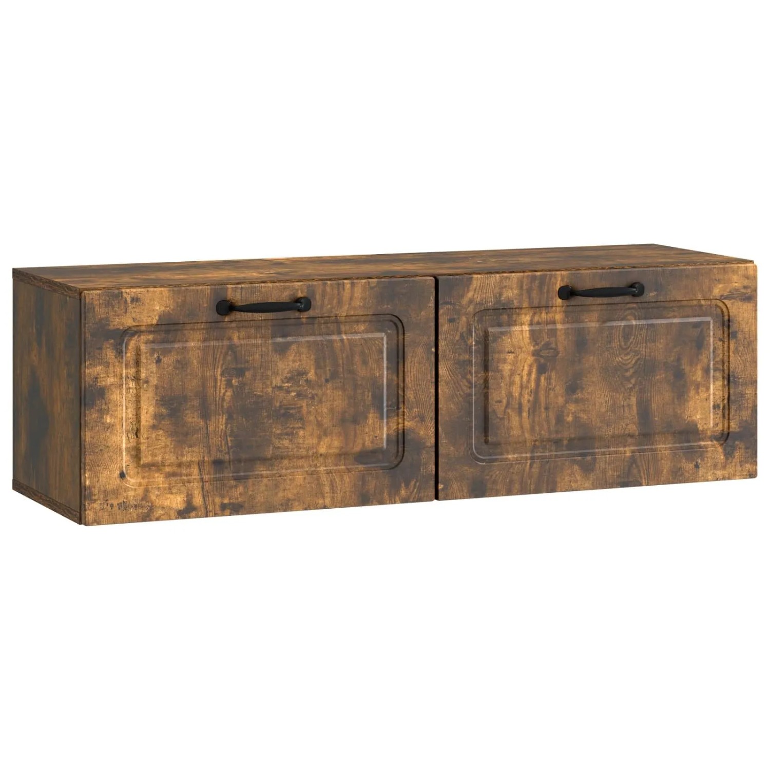 vidaXL Wandmontierter TV-Schrank Geräucherte Eiche 98 x 31 x 30 cm 899410