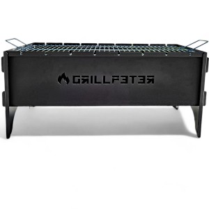 Grillpeter Mangal Anar 2mml Campinggrill aus Stahl Anglergrill Festivalgrill