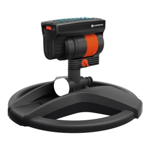 Gardena Viereckregner Aqua Zoom Compact zur Bewässerung von Rasen und Garten.