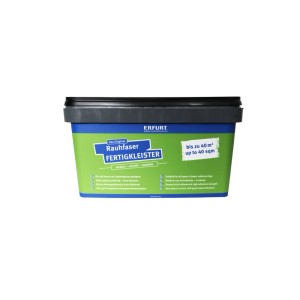 Grüner ERFURT Rauhfaser Fertigkleister 10 KG Eimer für Papiertapeten, gebrauchsfertig, bis 40 m².
