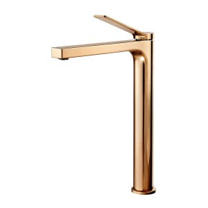 Emke Wasserhahn Waschbeckenarmaturen 335 x 233 x 46 mm Rosengold Mischbatterie Küchenarmatur mit Luftsprudler