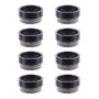 Wagner QuickClick Slim Ultrasoft Möbelgleiter Set, 8-teilig, Ø 17mm, braun. Für empfindliche Böden.