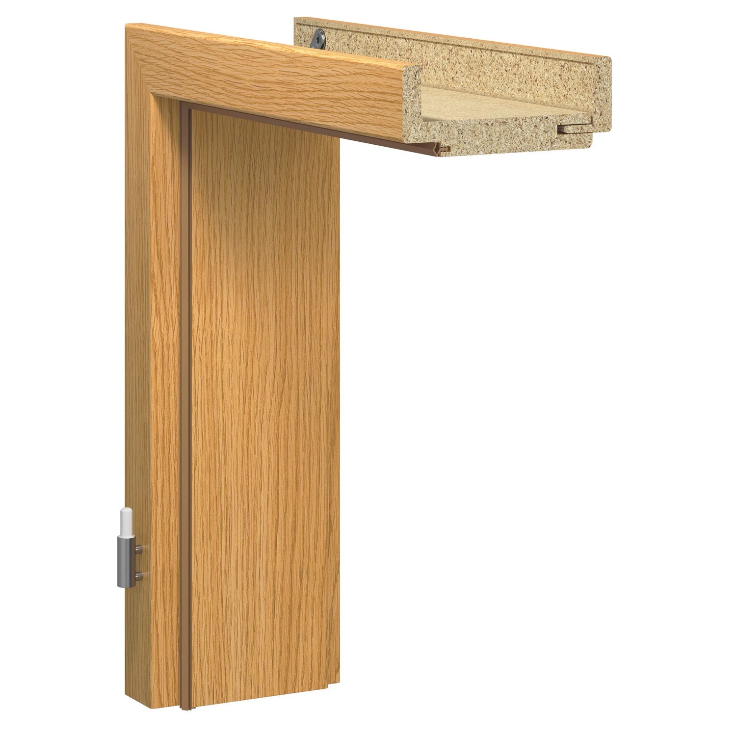Türzarge Dekor Eiche Hell Holznachb. (GA30) 86 x 198,5 x 10 cm Anschlag L/R