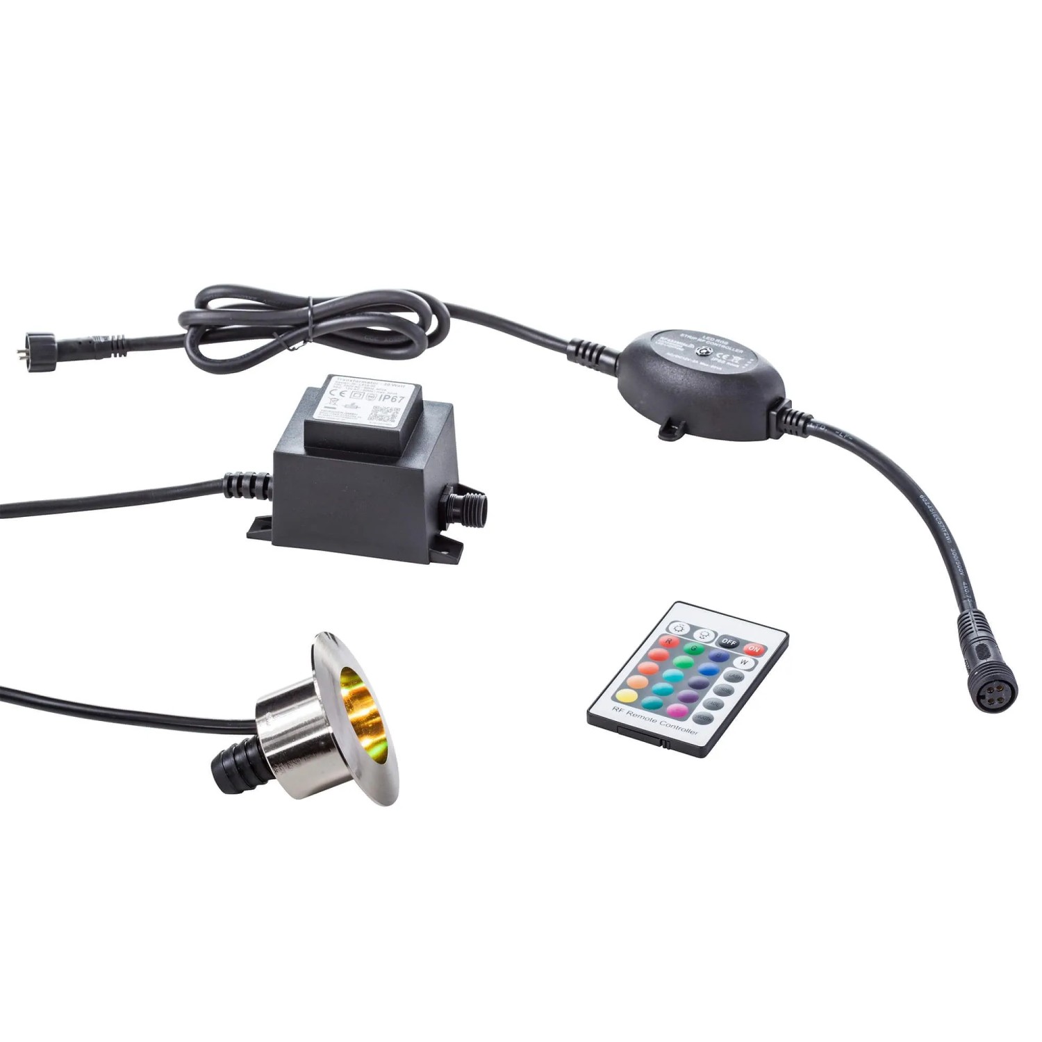 Heissner L490 bis 00 SMART LIGHT RGB Schlauchanschluss inklusive Transformator und RGB Controller