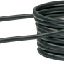Schwaiger High-Speed-HDMI-Kabel mit Ethernet, schwarzes Kabel aufgerollt mit zwei HDMI-Steckern.
