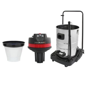 Monstershop 80L Industriesauger für Nass- und Trockenreinigung mit Zubehör.