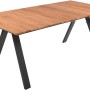 Gartenmöbel-Tisch Davina aus Teakholz und Aluminium, Teil des 5-teiligen Sets von Garden Pleasure.