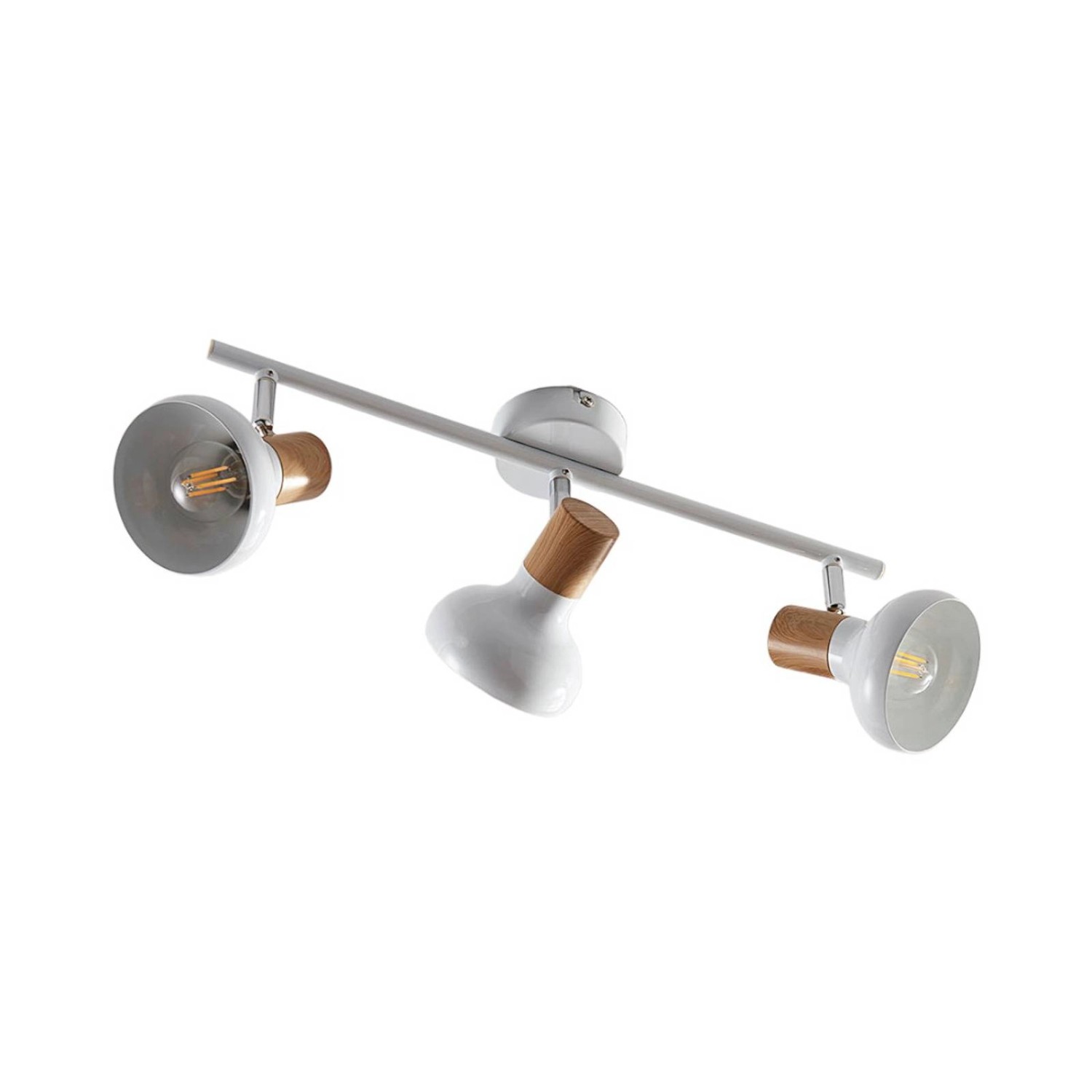 Lindby Strahler Fridolin 9624052 Modern in Weiß aus Metall 3-flammig E14 Küchenleuchte
